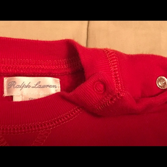 Red Ralph Lauren sweater - Picture 2 of 4